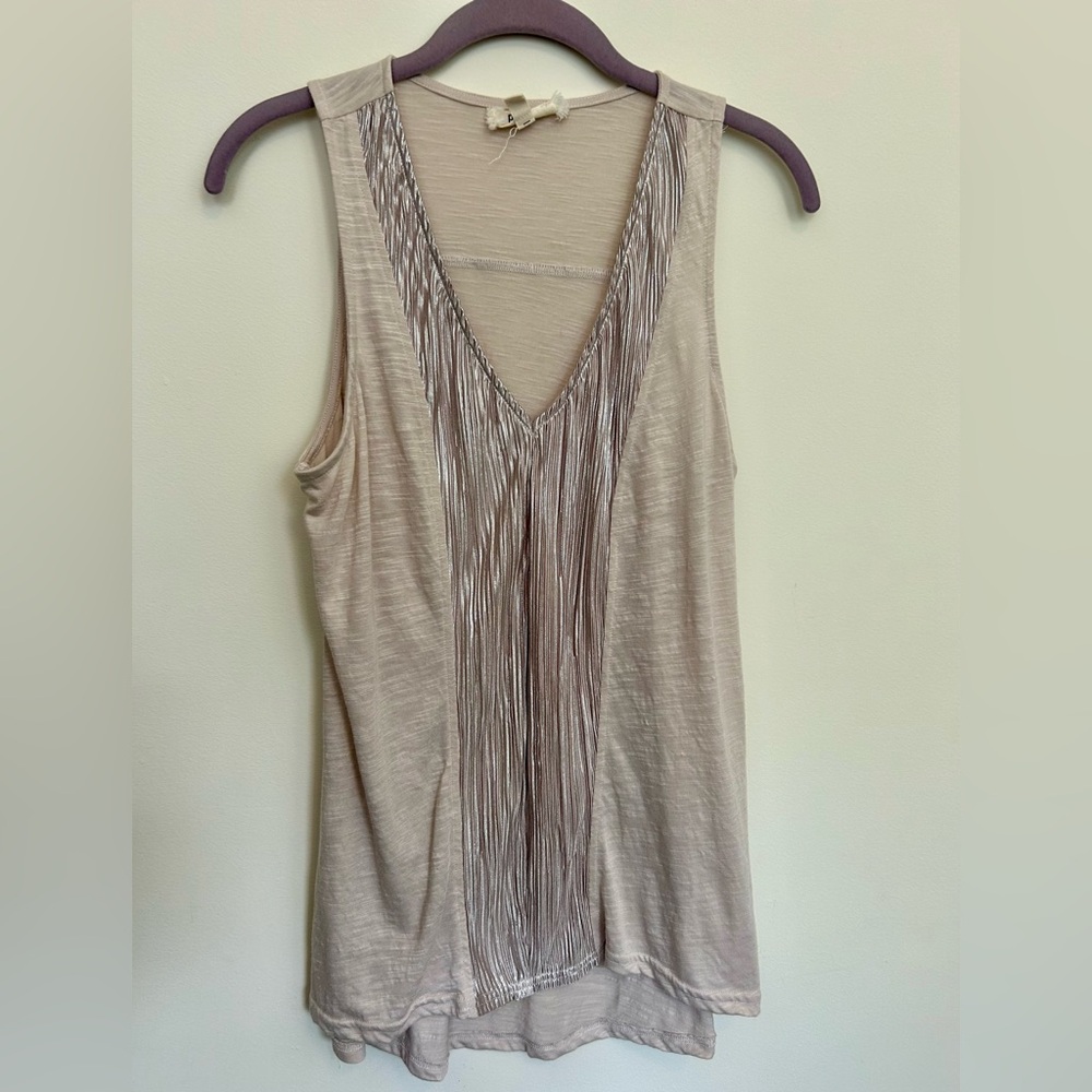 Porridge Anthropologie camisole -shimmery champagne color - size Medium